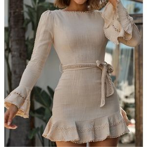 Long Sleeve Flare Dress
